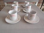 1 lot de 6 mini tasses et sous-tasses, Maison & Meubles, Enlèvement ou Envoi, Utilisé, Tasse(s) et/ou soucoupe(s)