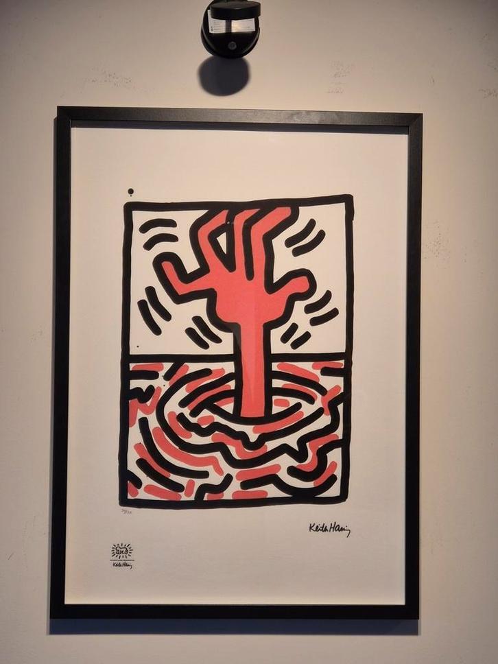 Keith Haring Litho, Antiek en Kunst, Kunst | Litho's en Zeefdrukken, Ophalen