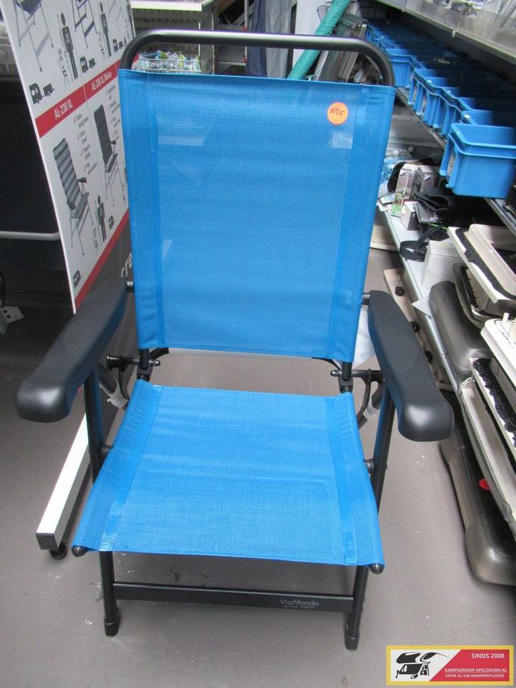tuinstoel kleur blauw nr. 1555, Caravans en Kamperen, Caravanaccessoires, Nieuw, Ophalen of Verzenden