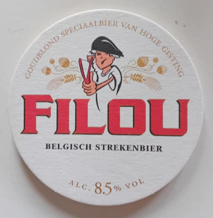 Bierviltjes Filou speciaalbier, Verzamelen, Biermerken, Nieuw, Viltje(s), Ophalen of Verzenden