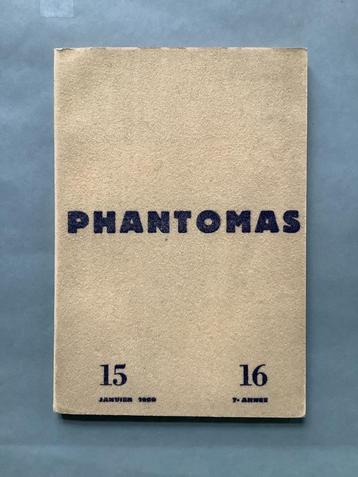 Climatique - La revue Phantomas 15-16, Enlèvement ou Envoi