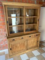 Teak vitrinekast old teak, Ophalen of Verzenden, Teakhout