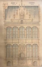 Lot exclusief lot architecturale tekeningen Paul Stas, Enlèvement ou Envoi