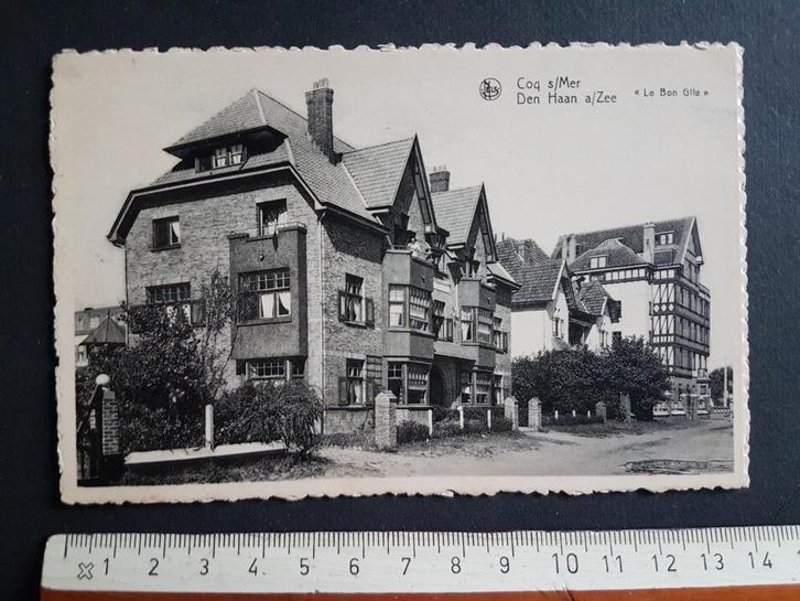 Postkaart De Den Haan a/Zee Coq s/Mer Le Bon Gite, Verzamelen, Postkaarten | België, Ongelopen, West-Vlaanderen, 1940 tot 1960