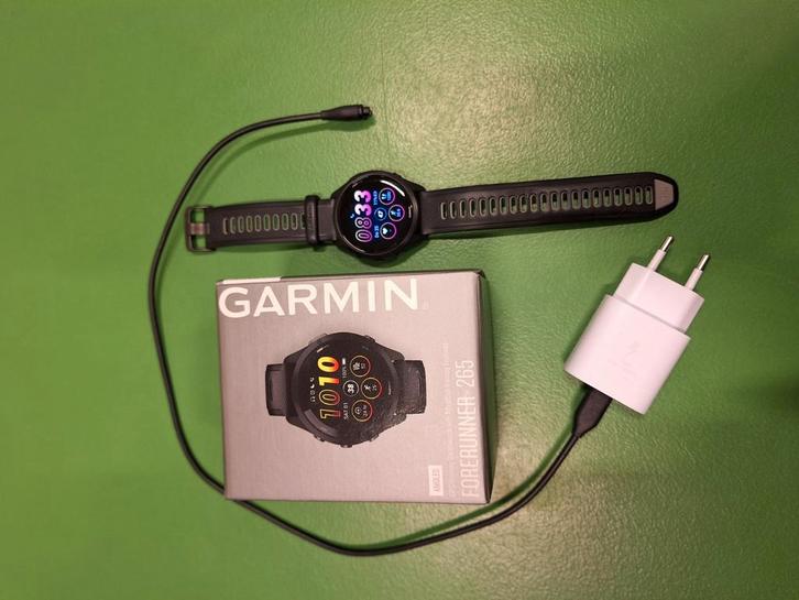 Garmin Forerunner 265, Sport en Fitness, Hartslagmeters, Gebruikt, Garmin, Waterdicht, Met loopsnelheid, Ophalen