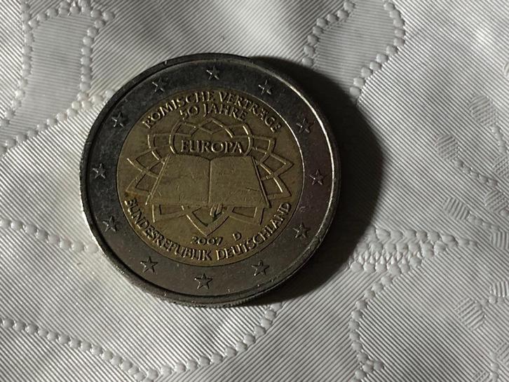 Herdenkingsmunt van 2 euro 2007 Eurozone Duitsland D., Postzegels en Munten, Munten | Europa | Euromunten, Losse munt, 2 euro