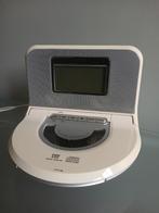 Vintage Philips space age wekkerradio met CD-speler., Ophalen, Gebruikt