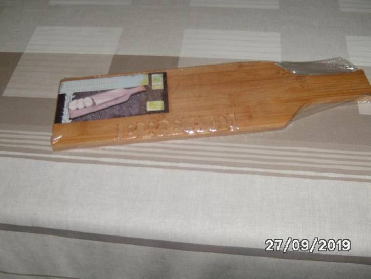 Een houten eco houten vleesplankje, Diversen, Levensmiddelen, Ophalen of Verzenden