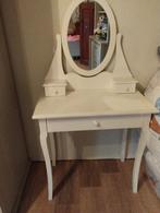 Witte Make up tafel, Huis en Inrichting, Ophalen, Gebruikt