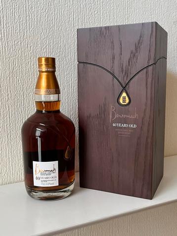 Whisky Benromach Heritage 40 years beschikbaar voor biedingen