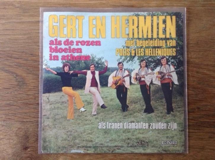 single gert en hermien, Cd's en Dvd's, Vinyl Singles, Single, Nederlandstalig, 7 inch, Ophalen of Verzenden