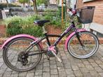 20” meisjesfiets van btwin met mandje, Fietsen en Brommers, Ophalen, Gebruikt, B-Twin, Handrem