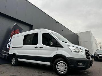 Ford transit dubbel cabine  2.0 tdci   152000 km AUTOMAAT, Auto's, Automaat, 188 g/km, Stof, 1995 cc