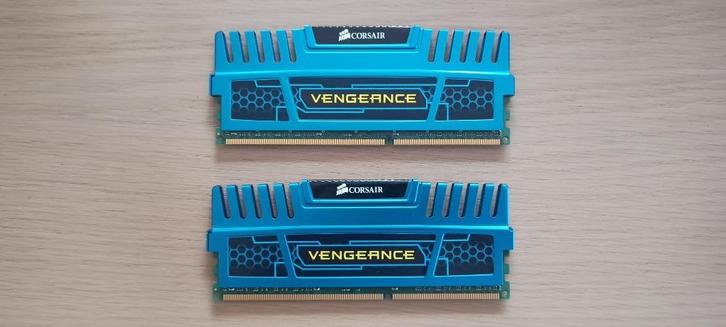 Corsair Vengeance DDR3 geheugen 2x8GB, Computers en Software, RAM geheugen, Gebruikt, Desktop, 16 GB, DDR3, Ophalen of Verzenden