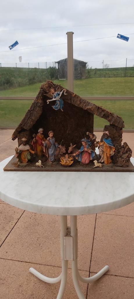 CRÈCHE NAPOLITAINE VINTAGE 1950, Maison & Meubles, Accessoires pour la Maison | Autre, Comme neuf, Enlèvement