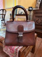 Delvaux Briljant handtas jaren 70, Handtassen en Accessoires, Ophalen, Gebruikt, Bruin, Handtas