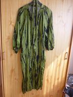 Jurk olijfgroen one size,jurk blauw XS, Maat 38/40 (M), Verzenden, Nieuw, Onder de knie