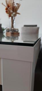 Eettafel 190x90 met op maat gemaakt glas, Huis en Inrichting, Tafels | Eettafels, Ophalen, Zo goed als nieuw