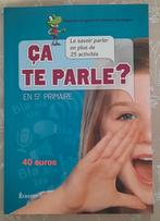 "Ça te parle" manuel scolaire 5ème primaire, Enlèvement, Comme neuf