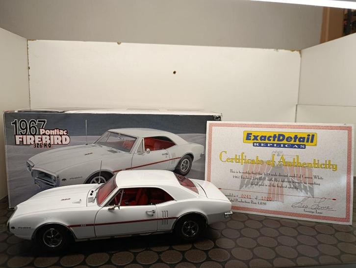 Pontiac Firebird 326H.c 1967 hardtop Exactdetail 1/18, Hobby & Loisirs créatifs, Voitures miniatures | 1:18, Neuf, Voiture, Autres marques