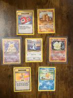 Lot 7 cartes Pokémon Set de Base FR – Vintage, Enlèvement ou Envoi, Utilisé, Plusieurs cartes