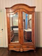 Mooie antieke spieglkast/kleerkast, Antiek en Kunst, Ophalen, 50 tot 100 cm, 200 cm of meer