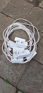 Verlengsnoer met stopcontacten., Ophalen, Gebruikt, Kabel of Snoer