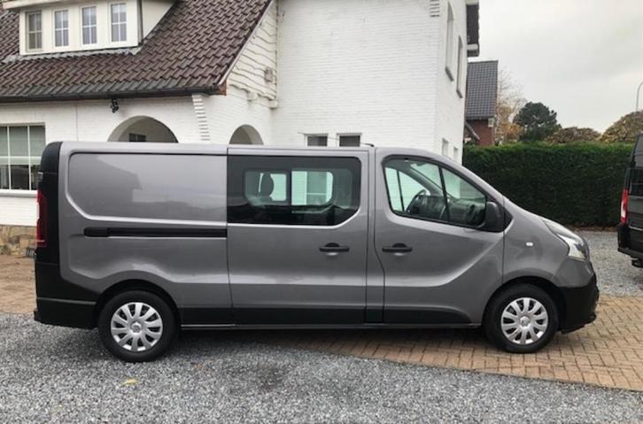 Renault Trafic 1.6 Dci L2-H1 DUB.CAB 2019 145Pk 70.000KM, Auto's, Renault, Bedrijf, Trafic, ABS, Diesel, Euro 6, Handgeschakeld