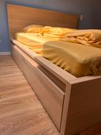 lit/lit IKEA MALM + matelas Vesteröy | 160x200, Enlèvement ou Envoi, Comme neuf