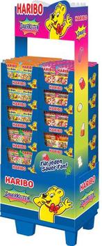Haribo zuur 4- maal geassorteerd, 160-175 g toonbankdisplay, Verzamelen, Automaten | Overige, Ophalen of Verzenden, Nieuw
