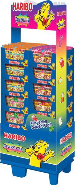 Haribo zuur 4- maal geassorteerd, 160-175 g toonbankdisplay, Verzamelen, Automaten | Overige, Nieuw, Ophalen of Verzenden