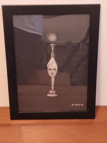 oeuvre d'art collage design francois-xavier Delmeire, Enlèvement ou Envoi