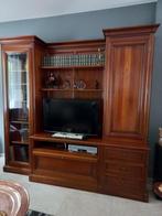 Grand meuble de living en merisier, Ophalen, 200 cm of meer, Zo goed als nieuw, 200 cm of meer