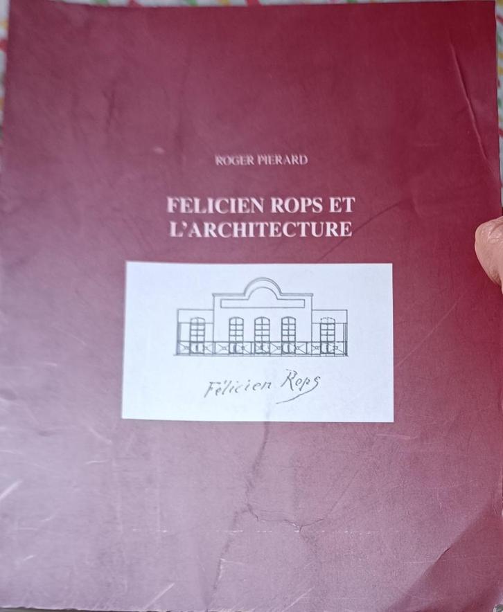 Félicien Rops et l'architecture : Roger Pierard : Gd FORMAT, Livres, Histoire nationale, Utilisé, 20e siècle ou après, Enlèvement ou Envoi
