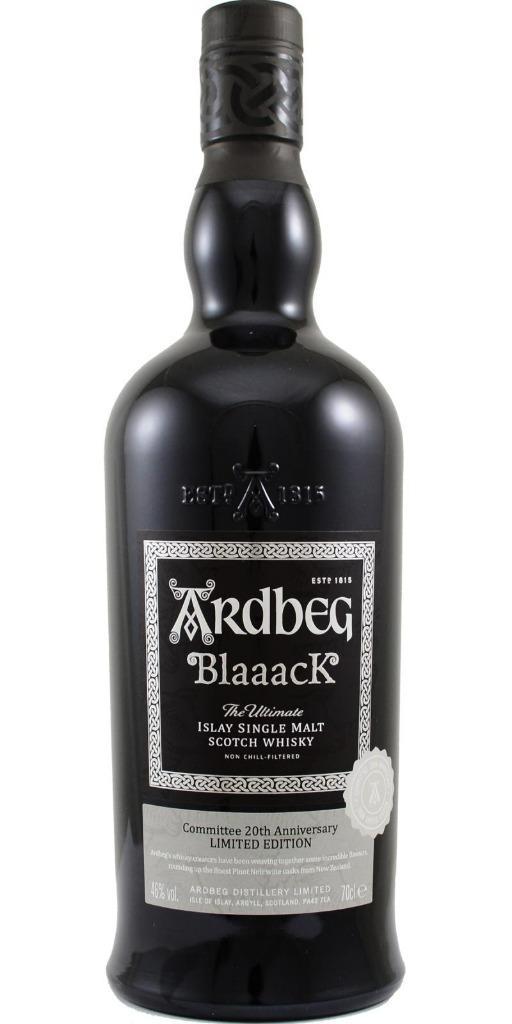 ardbeg Blaaack 20th anniversary limited edition, Verzamelen, Wijnen, Nieuw, Overige typen, Overige gebieden, Vol, Ophalen of Verzenden