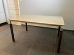 Vintage keukentafel in Dilsen-Stokkem, Huis en Inrichting, Ophalen, Gebruikt, 100 tot 150 cm, 50 tot 100 cm