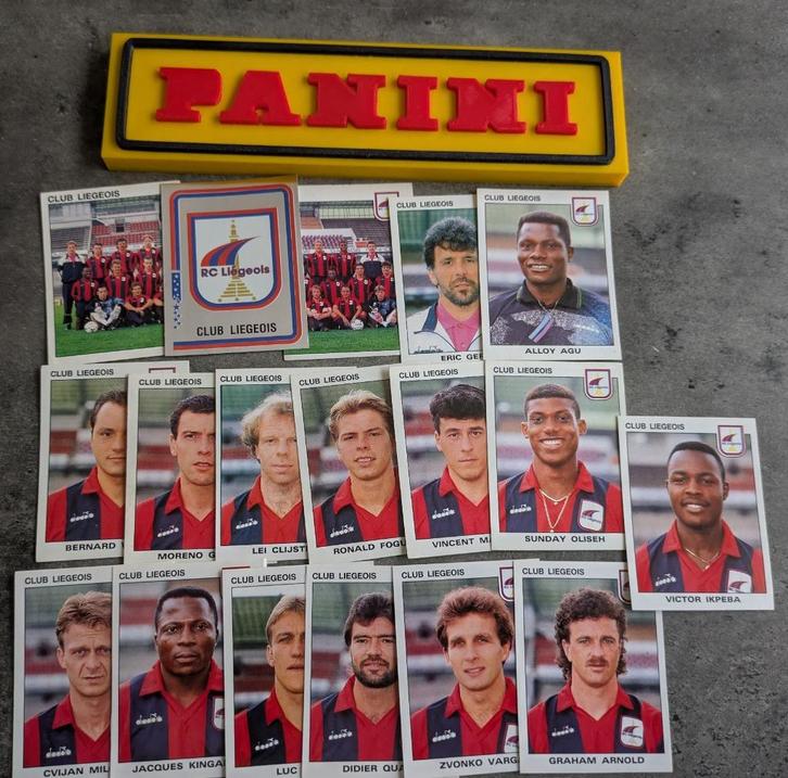 PANINI FOOTBALL 93 18 STICKERS 1992  FC LUIK, Hobby en Vrije tijd, Stickers en Plaatjes, Nieuw, Verzenden