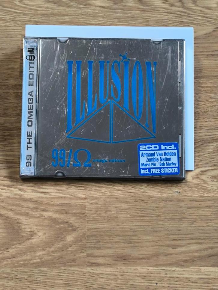 Illusion the omega edition 99 cd - dubbel cd - dance, CD & DVD, CD | Dance & House, Utilisé, Enlèvement ou Envoi