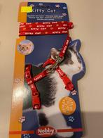 Harnasje + leiband voor kitten aan outletprijs., Animaux & Accessoires, Colliers & Médailles pour chats, Enlèvement ou Envoi, Neuf