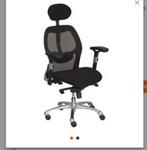 Fauteuil de bureau Manutan modèle Vera, Ergonomisch, Bureaustoel, Zo goed als nieuw, Zwart