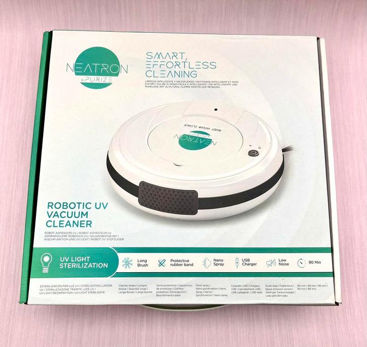 NIEUW! In verpakking: Robotstofzuiger Neatron by Purize, Elektronische apparatuur, Stofzuigers, Nieuw, Stofzuiger, Ophalen of Verzenden