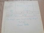 Telegram Zottegem 1943, Verzamelen, Ophalen of Verzenden