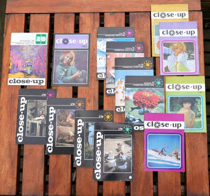 Close Up Mini Vintage fototijdschriftenset, Verzamelen, Foto-apparatuur en Filmapparatuur, Overige typen, 1960 tot 1980, Ophalen of Verzenden