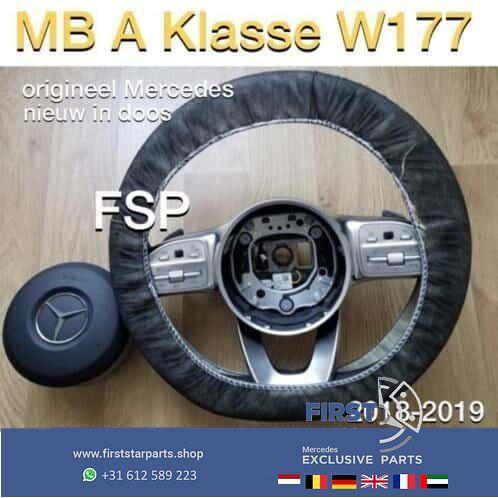 W177 origineel Mercedes stuur + airbag F1 nieuwe MB A Klasse, Auto-onderdelen, Besturing, Mercedes-Benz, Gebruikt, Ophalen of Verzenden