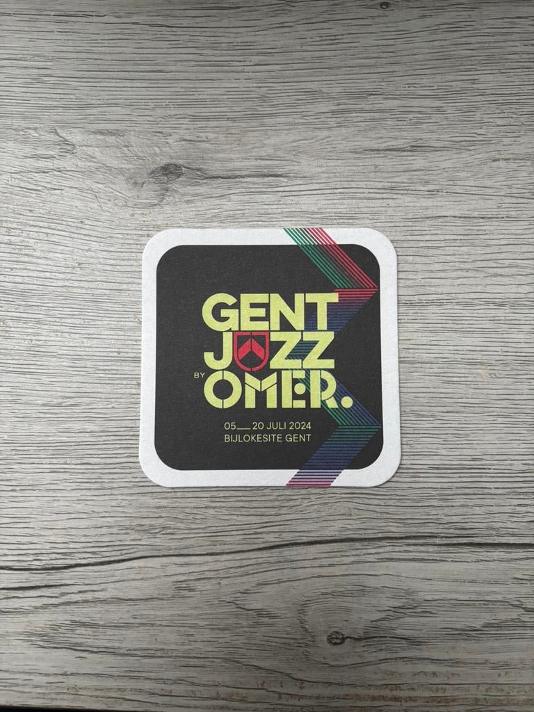 Gent Jazz Omer 2024 bierviltje, Ophalen, Nieuw