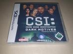 CSI Dark Motives DS Game Case, Comme neuf, Envoi