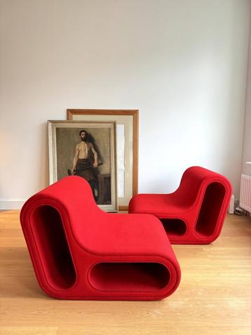 Set of 2 HAY - The Other One Lounge Chairs by Leif Jörgense beschikbaar voor biedingen