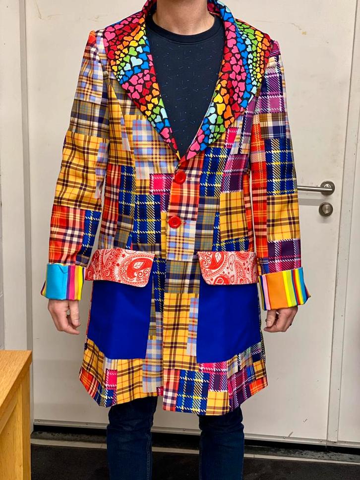 Luxe clownsjas, in verschillende heren- en damesmaten, Kleding | Heren, Carnavalskleding en Feestkleding, Zo goed als nieuw, Kleding