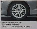 Originele Audi A5 velgen 18 inch 245/40, Auto-onderdelen, Banden en Velgen, Ophalen, 18 inch, Velg(en), Zomerbanden