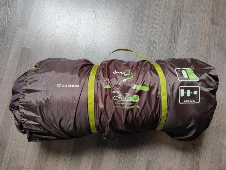 Slaapzak met matje en kussen, 10C, Caravans en Kamperen, Slaapzakken, Gebruikt, Ophalen